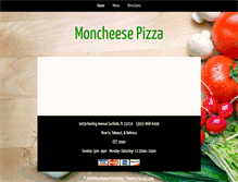 Tablet Screenshot of moncheesepizza.com
